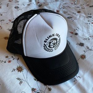 Blink 182 Band Logo Trucker Hat